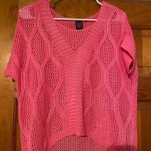 Hot pink sweater 2B Bebe